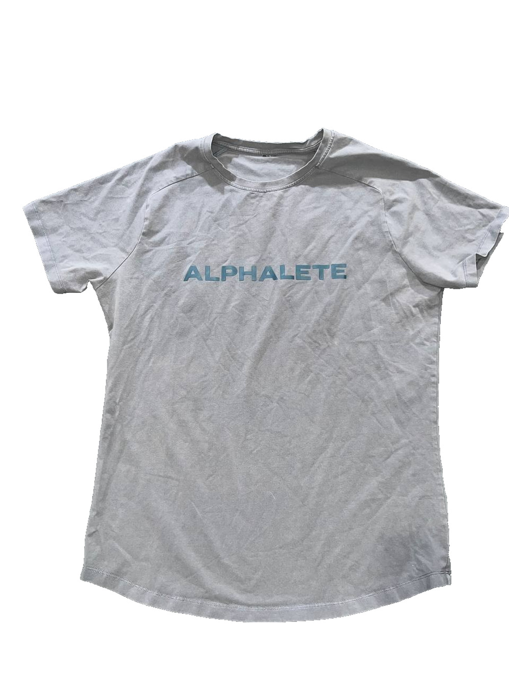 Alphalete Men’s Grzay Short Sleeve Y2K t-shirt Logo Tee Size Large A011282